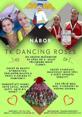 TK Dancing Roses plakát nábor jpg